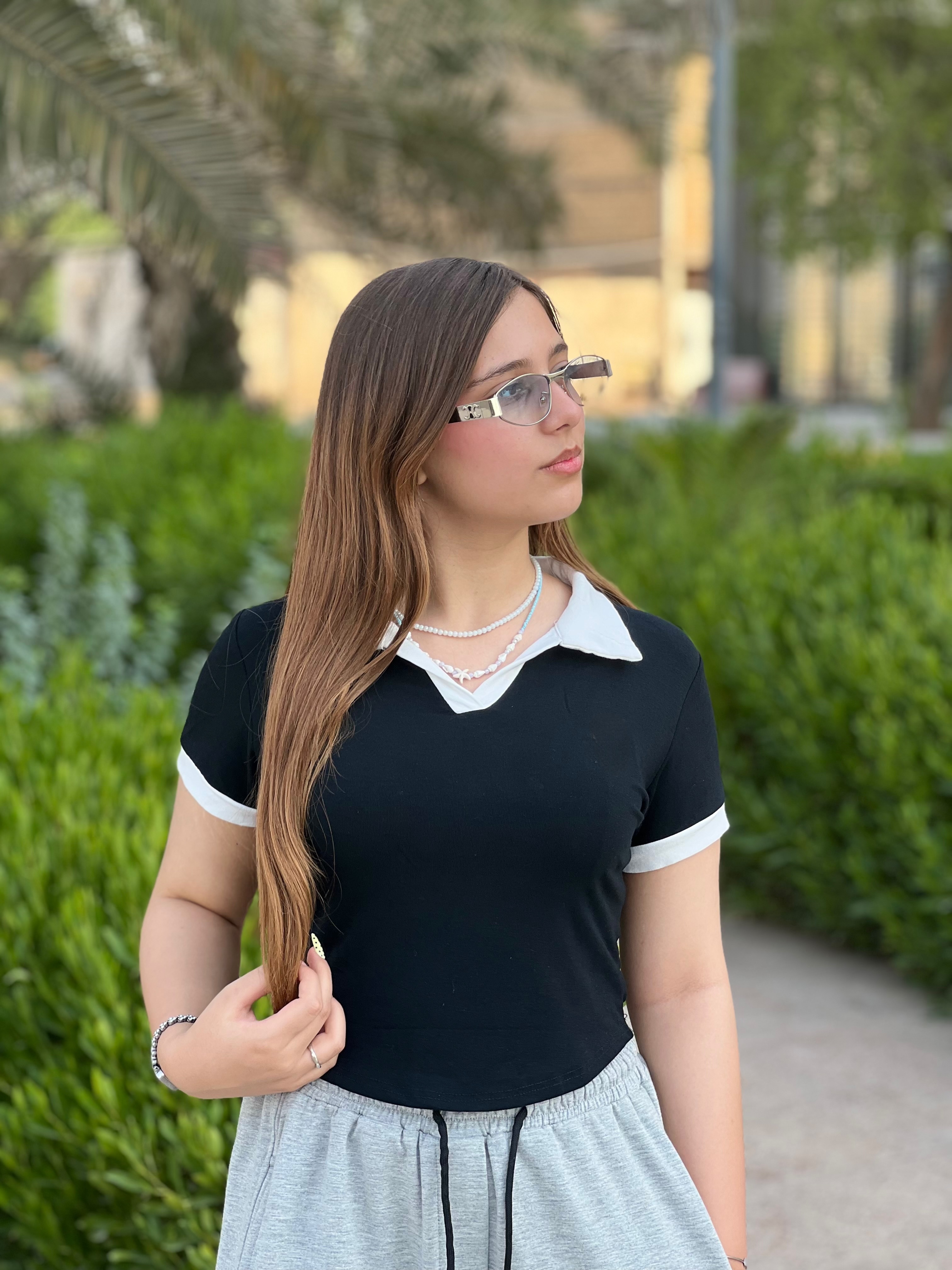پولوشرت یقه سفید