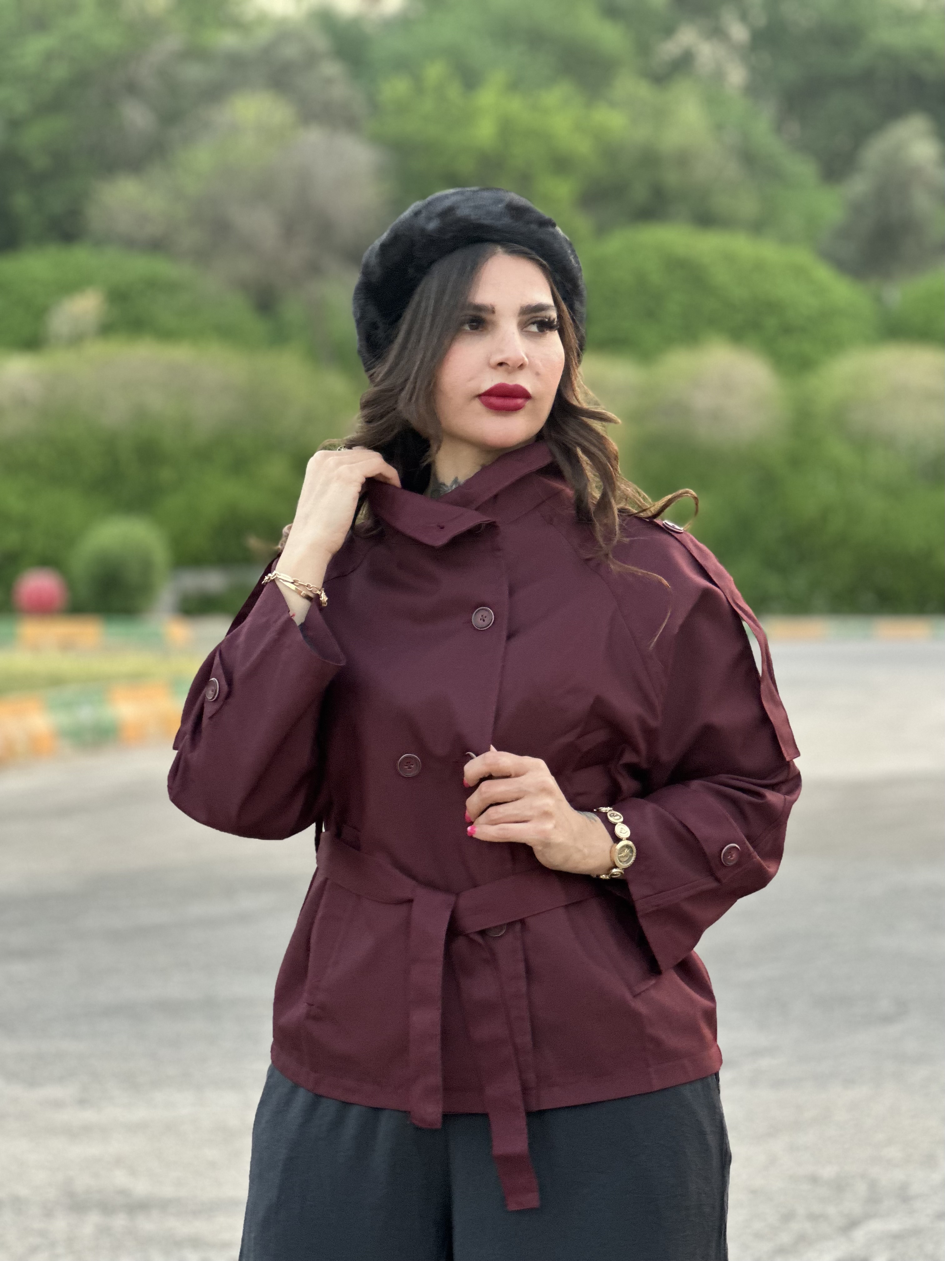 ترنج کت یقه ایستاده